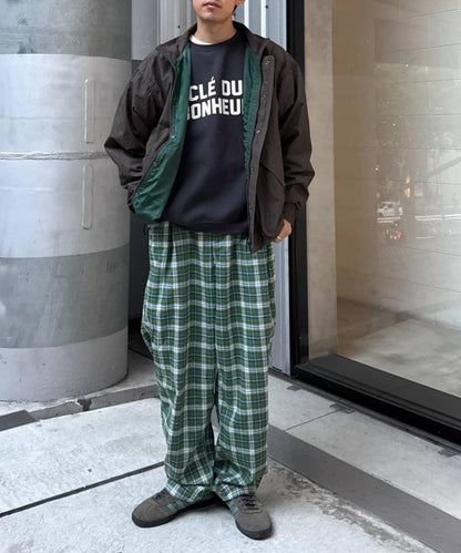 【PATTIPATTI】法蘭絨格子長褲