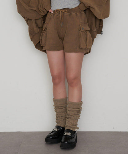 麻花編織護腿襪