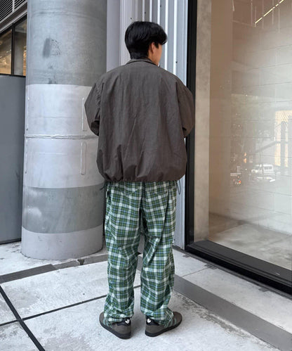 【PATTIPATTI】法蘭絨格子長褲