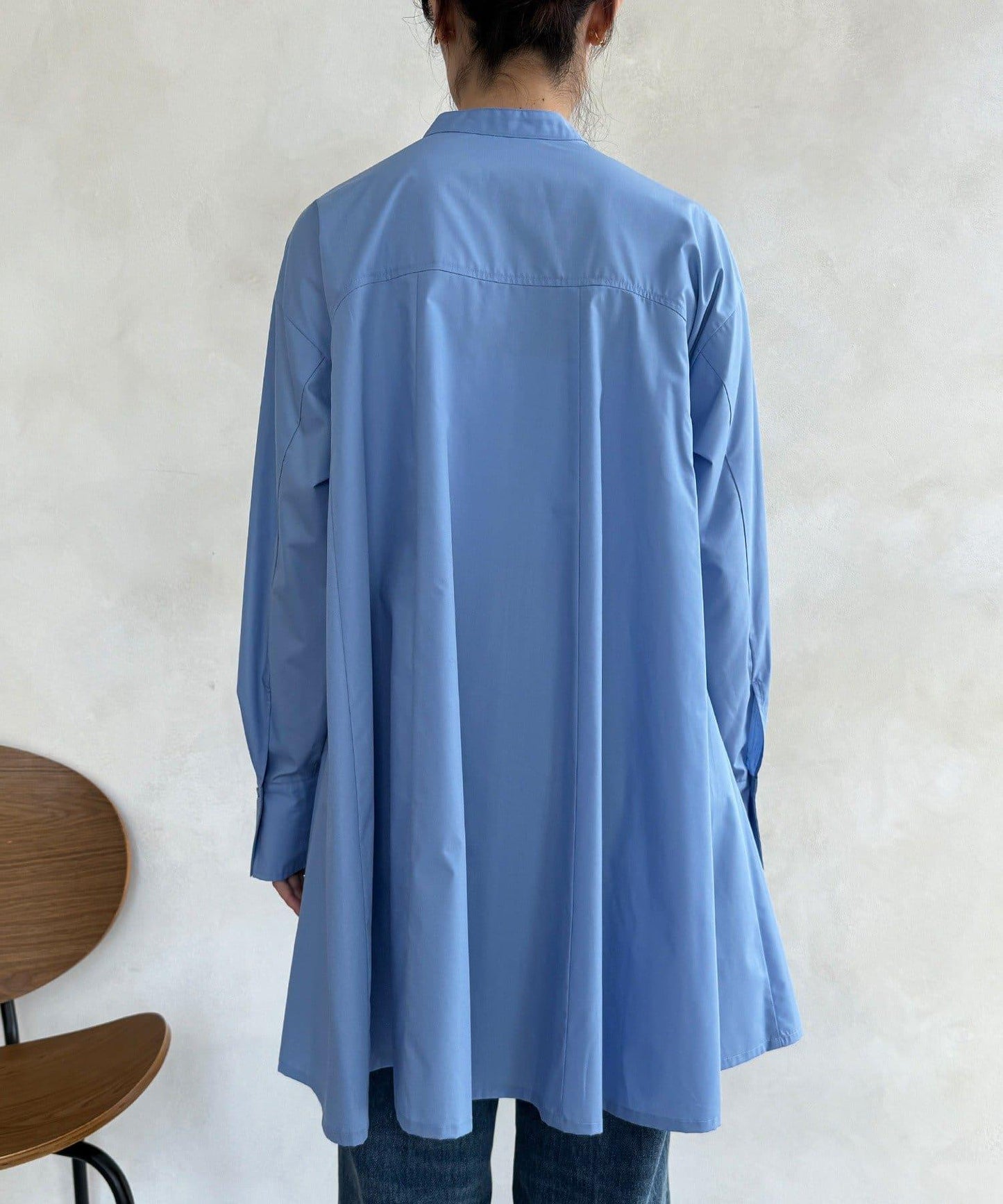 喇叭袖長款上衣