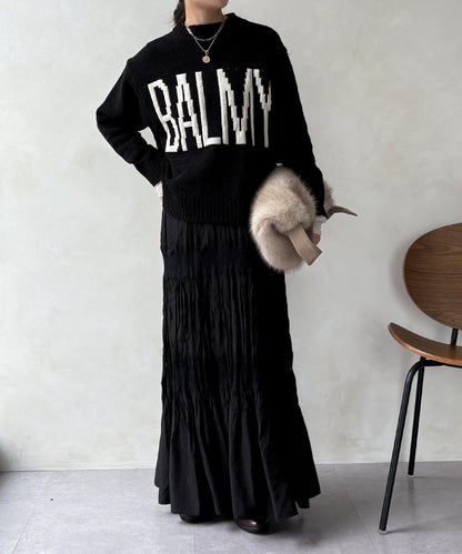 絨球標誌針織衫