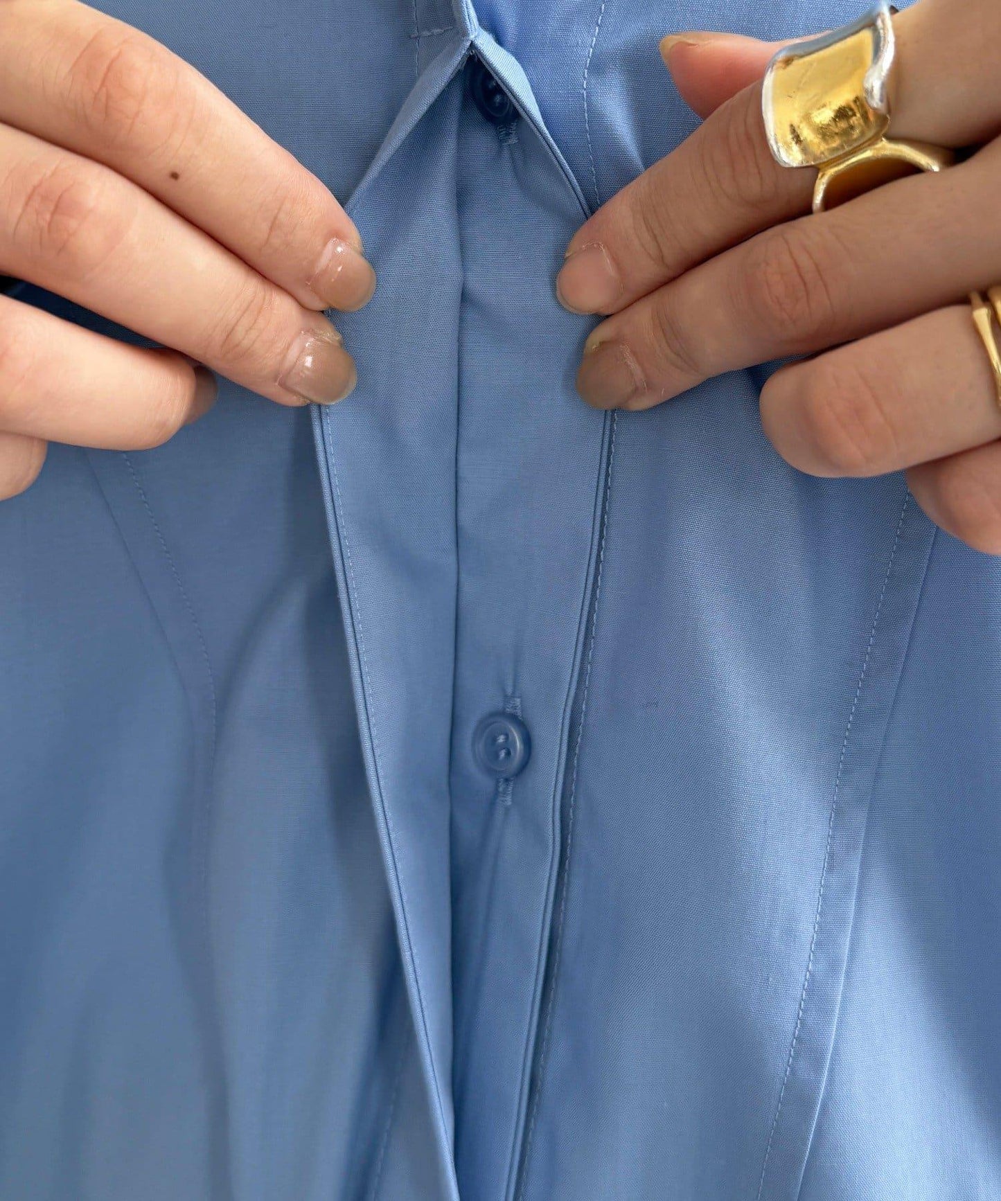 喇叭袖長款上衣