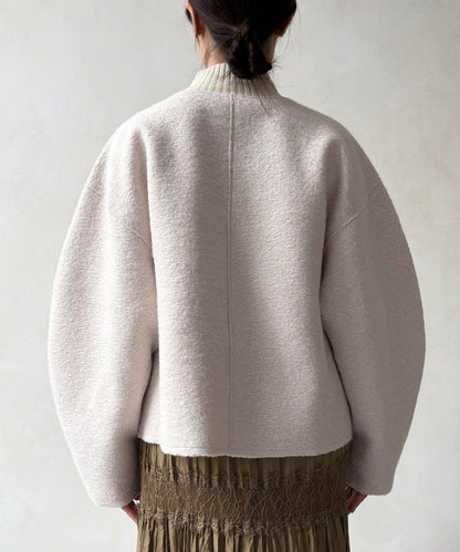 DouDou 半拉鍊泰迪絨套頭上衣