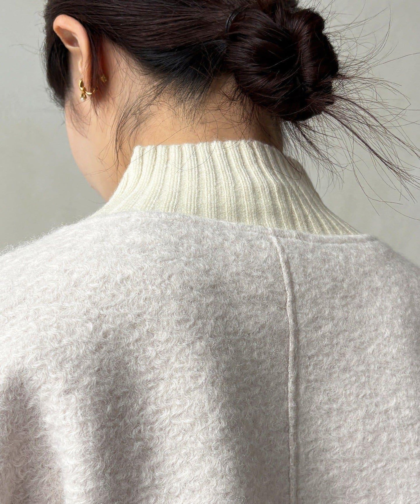 DouDou 半拉鍊泰迪絨套頭上衣