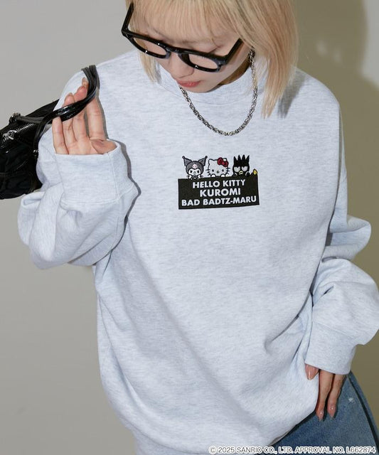 SANRIO 植絨與刺繡藝術衛衣