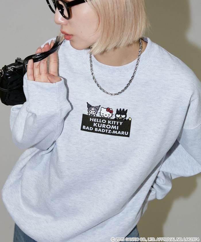 SANRIO 植絨與刺繡藝術衛衣