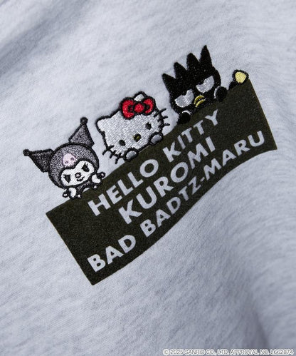 SANRIO 植絨與刺繡藝術衛衣