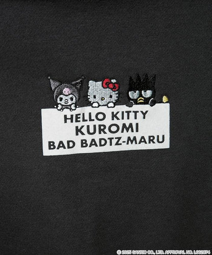 SANRIO 植絨與刺繡藝術衛衣