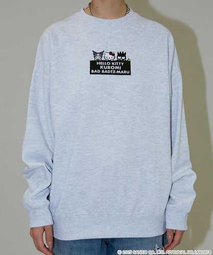 SANRIO 植絨與刺繡藝術衛衣