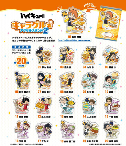 《排球少年》_【食玩】角色美食亞克力立牌2【BOX／20包入】