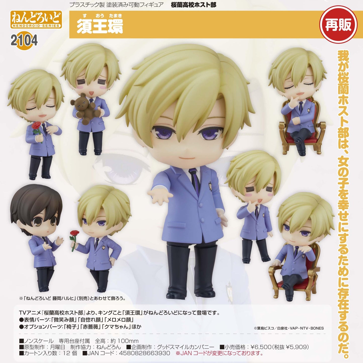 《櫻蘭高校男公關部》 ねんどろいど 須王環