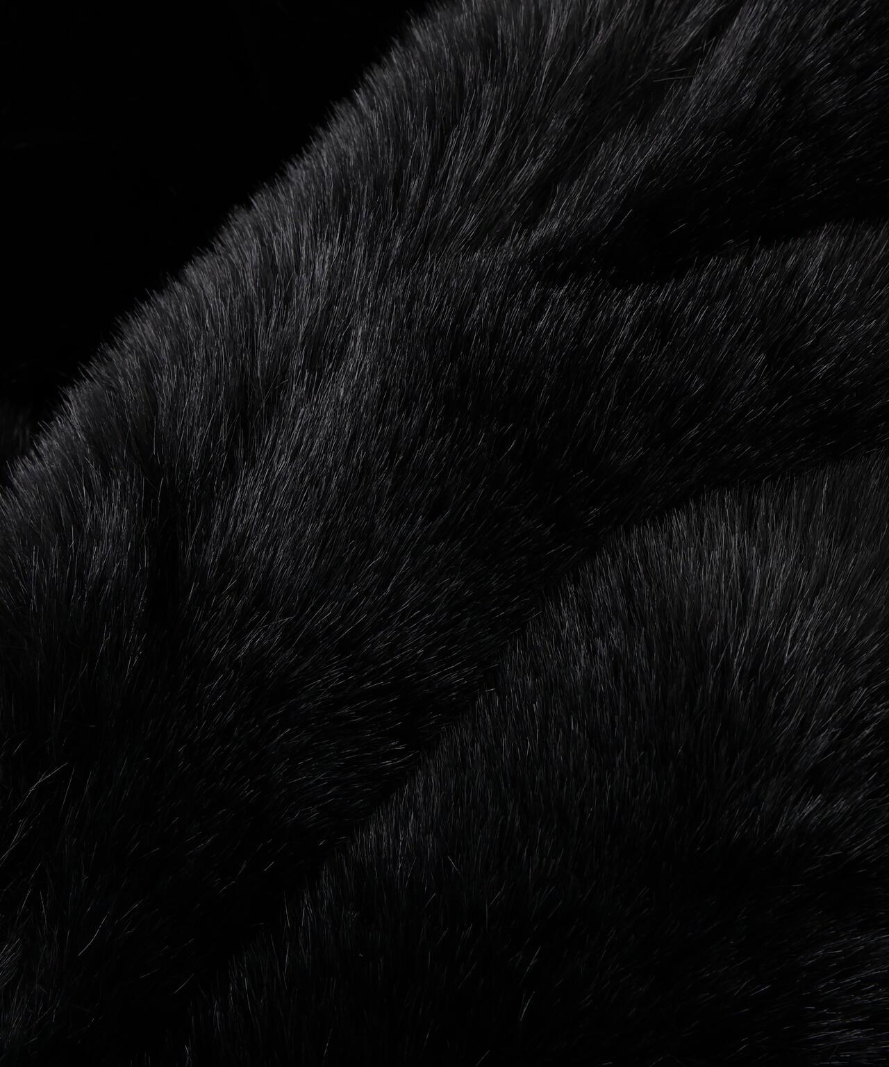 FR(13)NDS /フレンズ/仿皮草連帽短夾克