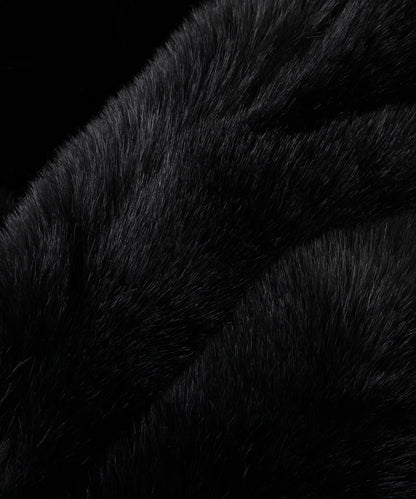 FR(13)NDS /フレンズ/仿皮草連帽短夾克