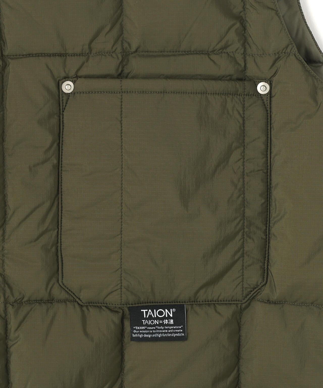 TAION V領釦式馬甲工裝V領釦式馬甲【男女通用】