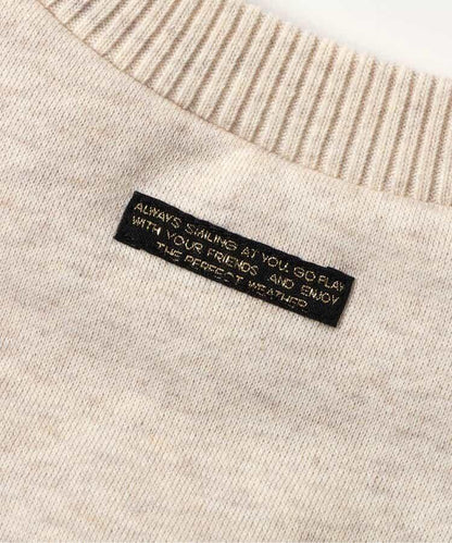 袖部羊羔絨連衣裙