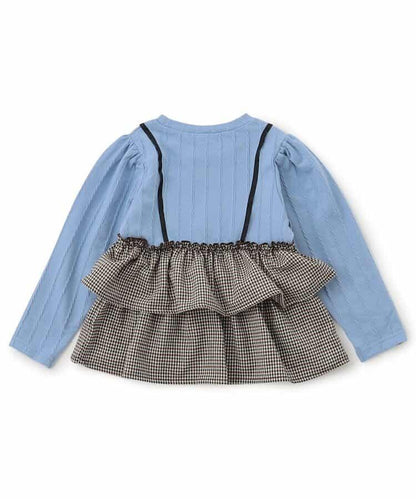 拼接層疊設計上衣