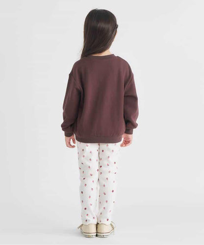 加厚荷葉邊打底褲/7days Style褲子 十分褲