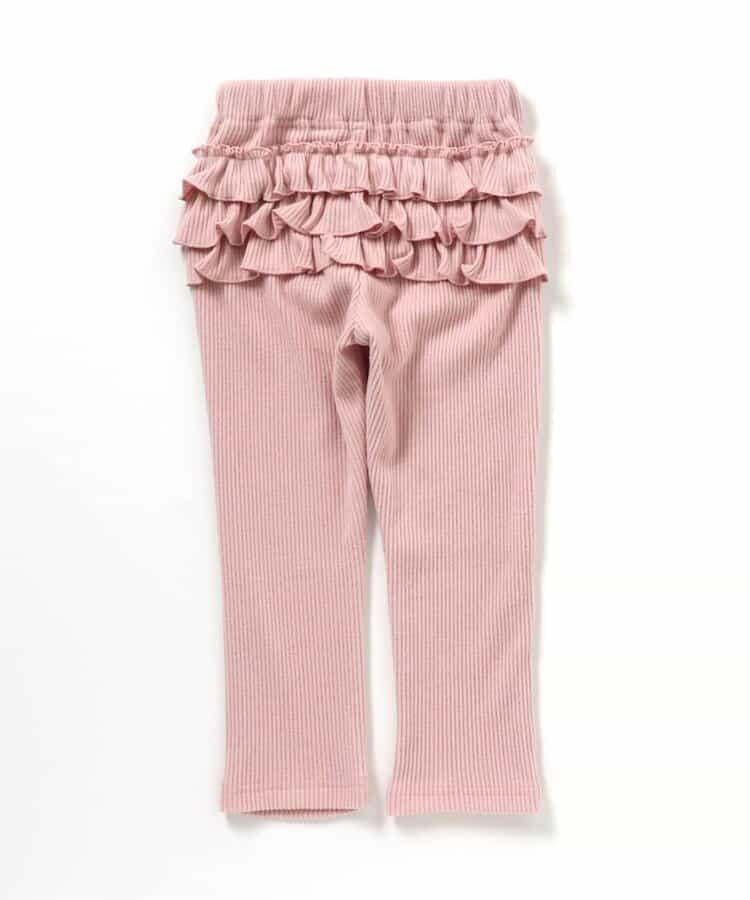 加厚荷葉邊打底褲/7days Style褲子 十分褲