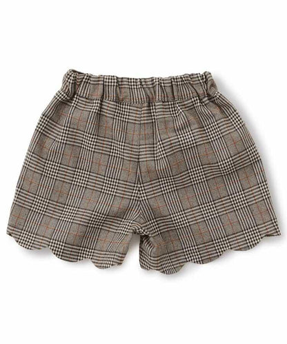 側邊蝴蝶結波浪邊短褲