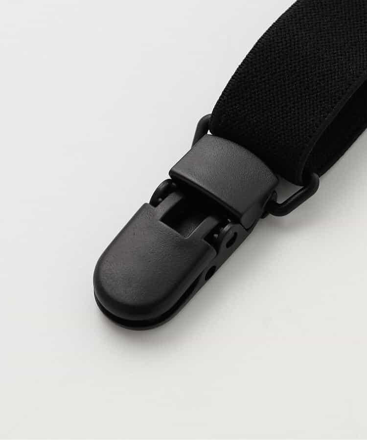 帶吊帶格子長褲 10分褲