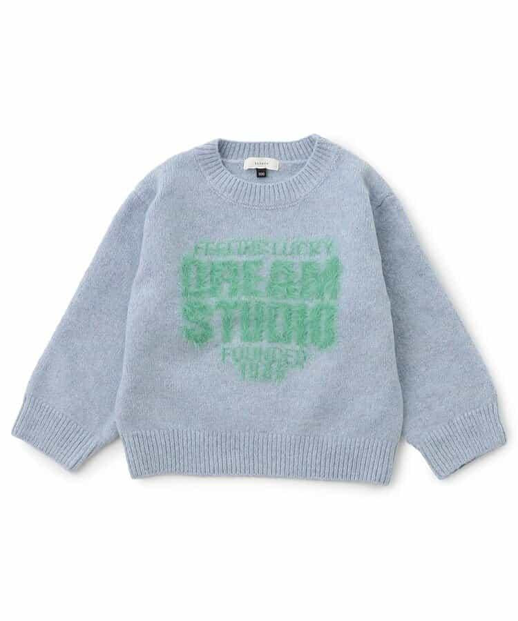 毛絨圖案針織衫_可機洗