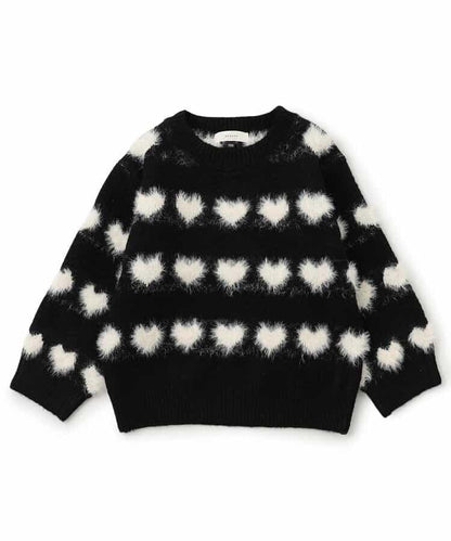 毛絨圖案針織衫_可機洗