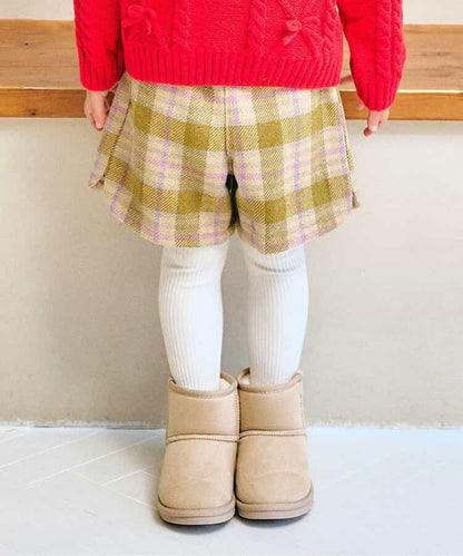 【リンク】保暖格紋短褲