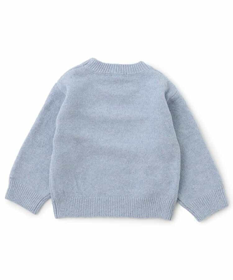 毛絨圖案針織衫_可機洗