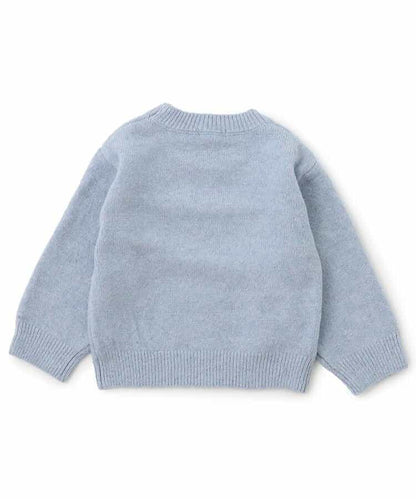 毛絨圖案針織衫_可機洗