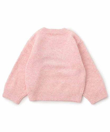 毛絨圖案針織衫_可機洗