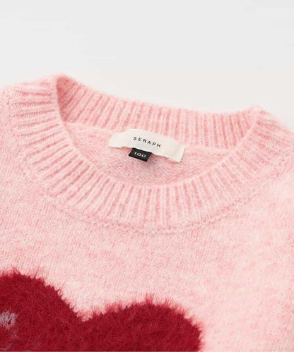 毛絨圖案針織衫_可機洗