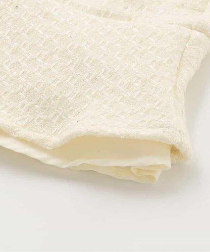 亮片斜紋呢半身裙褲