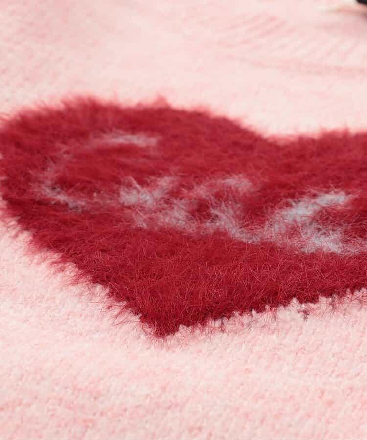 毛絨圖案針織衫_可機洗