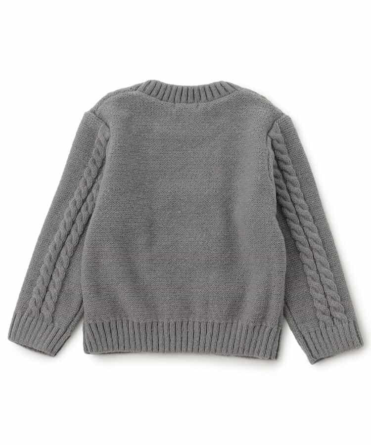 多色蝴蝶結針織上衣_可機洗