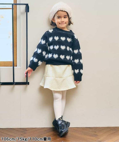 亮片斜紋呢半身裙褲