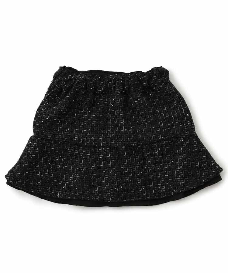 亮片斜紋呢半身裙褲