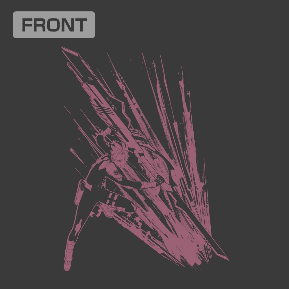 怪獸8號 S碼 鳴海弦 T恤/墨色