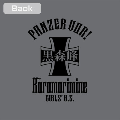 少女與戰車 最終章_XL碼_黑森峰女學園 拉鍊連帽衛衣 Ver.3.0/混灰色