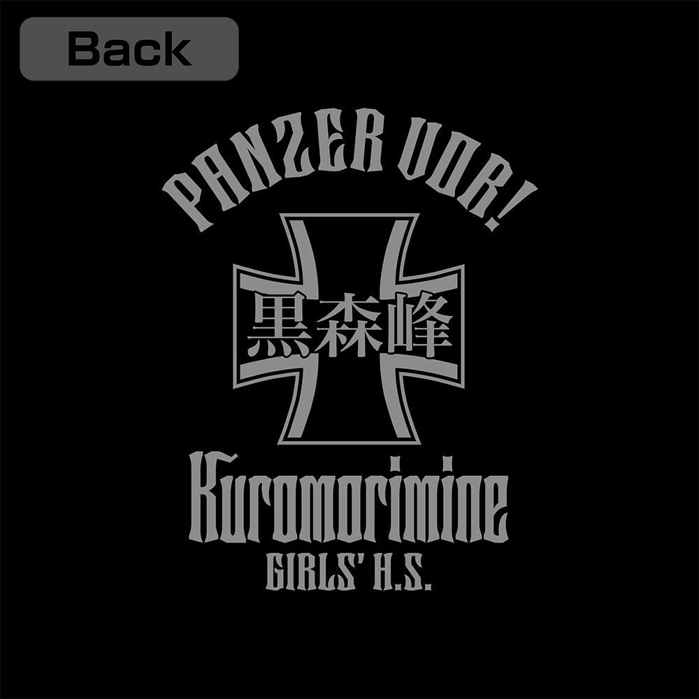 少女與戰車 最終章_L碼_黑森峰女學園 拉鍊連帽衛衣 Ver.3.0/黑色