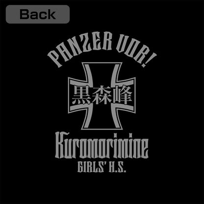 少女與戰車 最終章_L碼_黑森峰女學園 拉鍊連帽衛衣 Ver.3.0/黑色