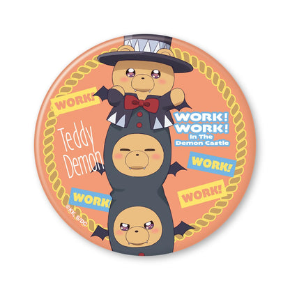 《在魔王城說晚安》_魔王城工作！工作！圖騰柱小惡魔熊徽章（75mm）
