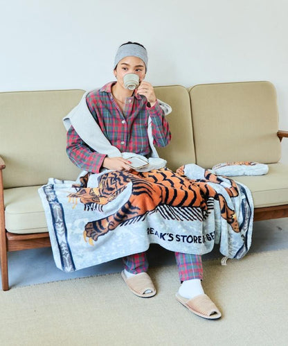 法蘭絨羊羔絨毛毯