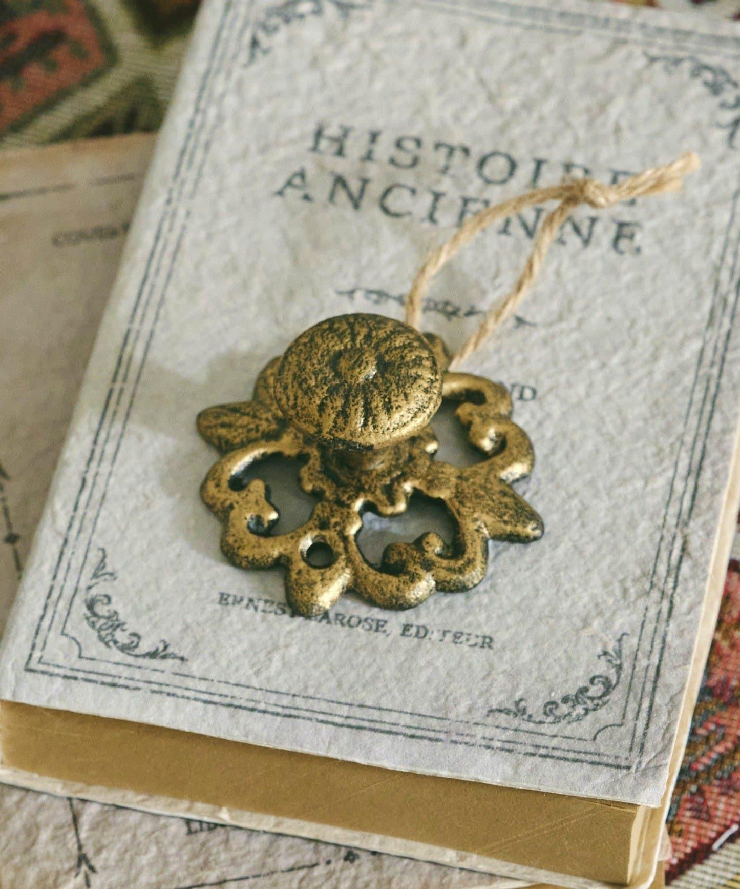 花朵門把手裝飾/聖誕跳蚤市場