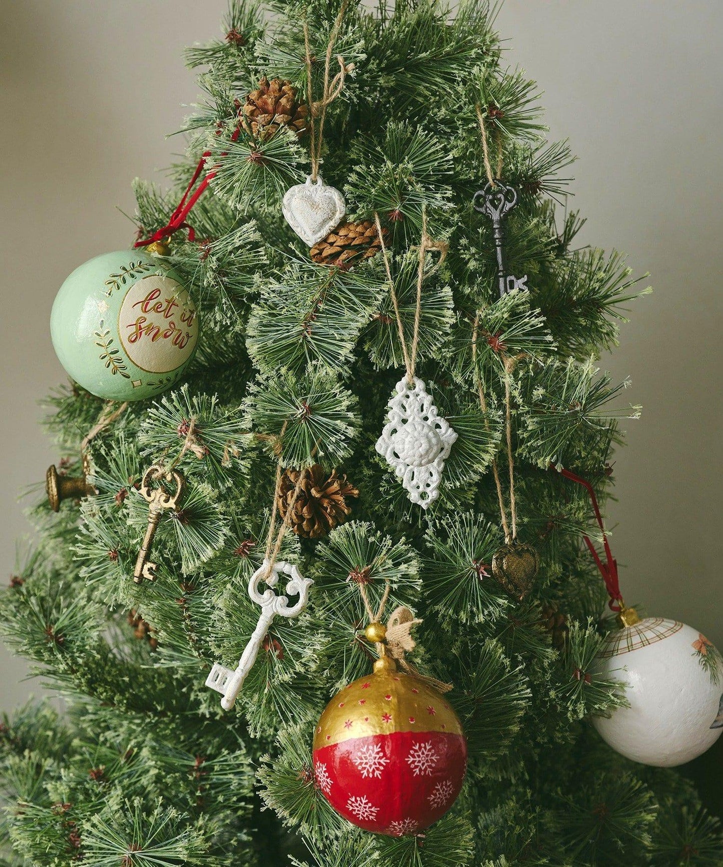 愛心鐵藝裝飾品/聖誕集市