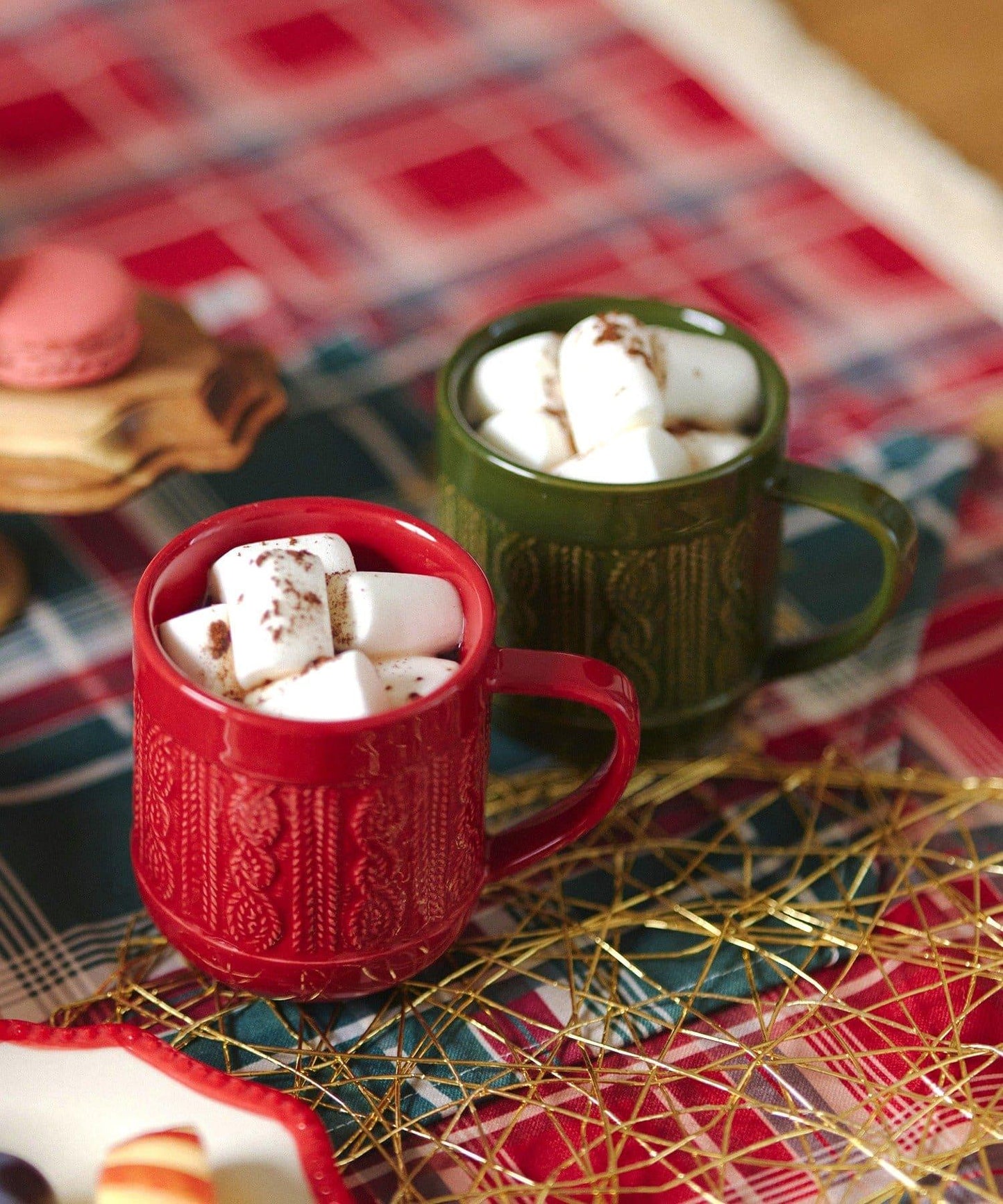 針織圖案馬克杯：300ml/聖誕下午茶