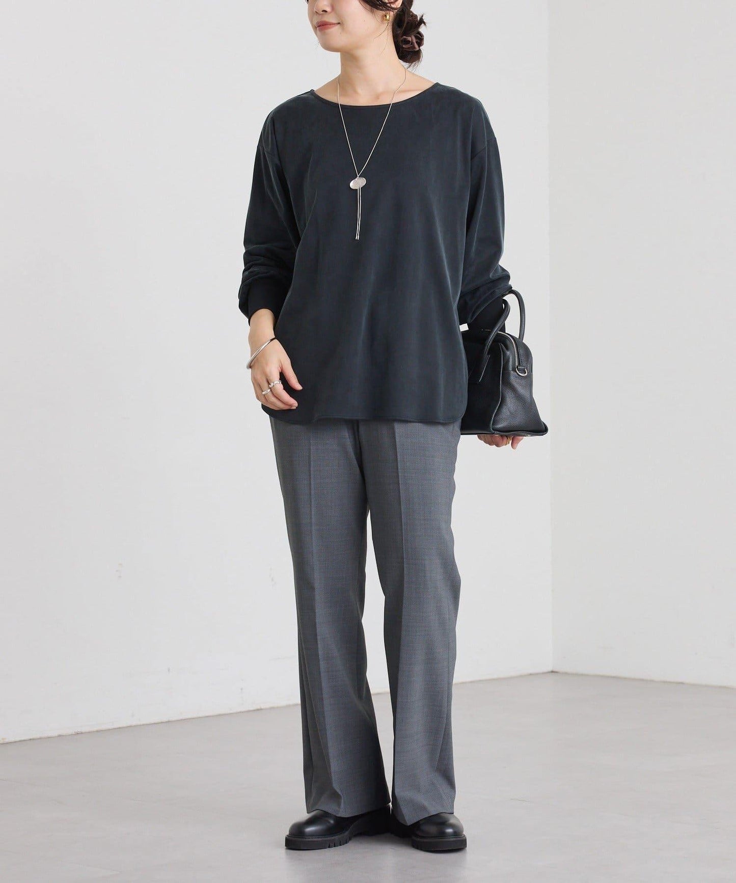 【百搭款】醋酸纖維剪裁套頭衫/預計11月下旬發貨