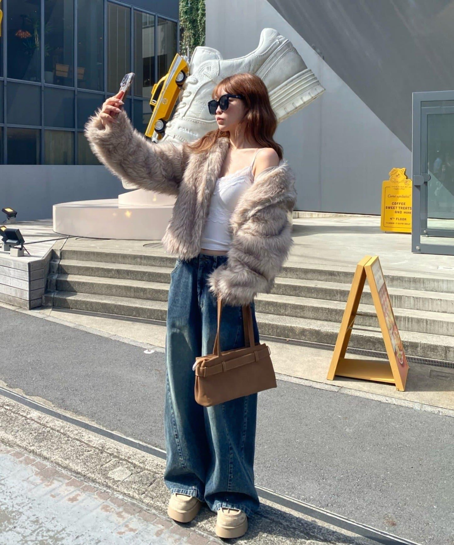 雙拉鍊毛絨外套 / 輕量外套