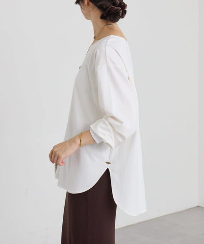 【百搭款】醋酸纖維剪裁套頭衫/預計11月下旬發貨