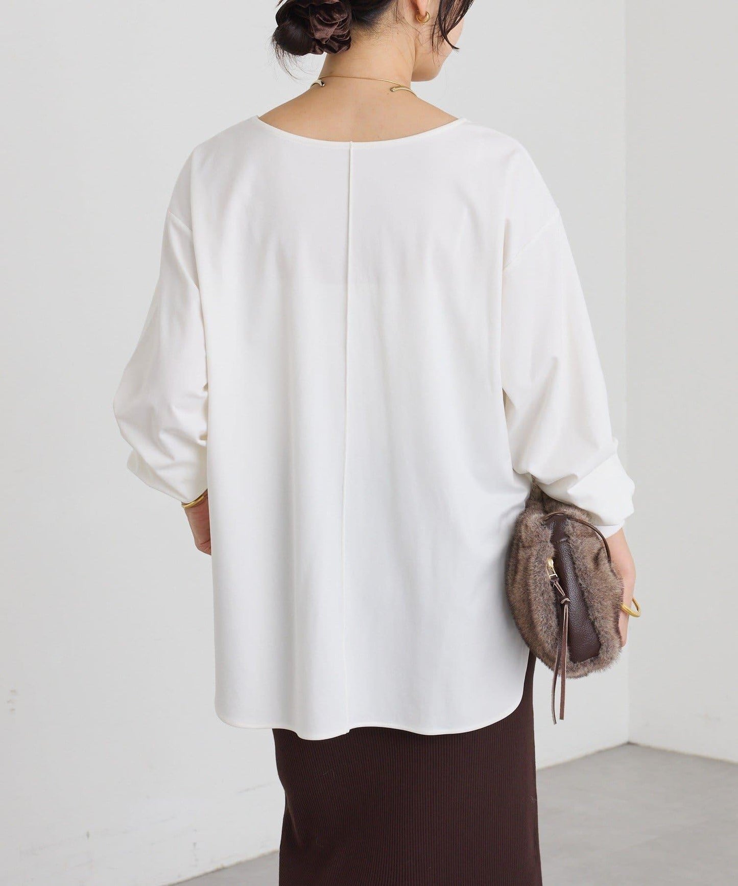【百搭款】醋酸纖維剪裁套頭衫/預計11月下旬發貨