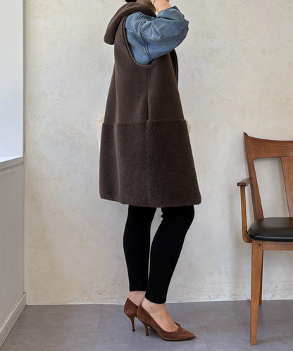 加絨針織打底褲